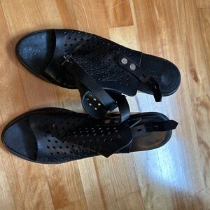 Rag and bone size 11 shoes with chunky heel